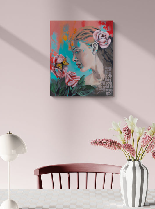 "Stillness Before the Flutter"